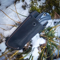 Складной Пчак из дамасской стали